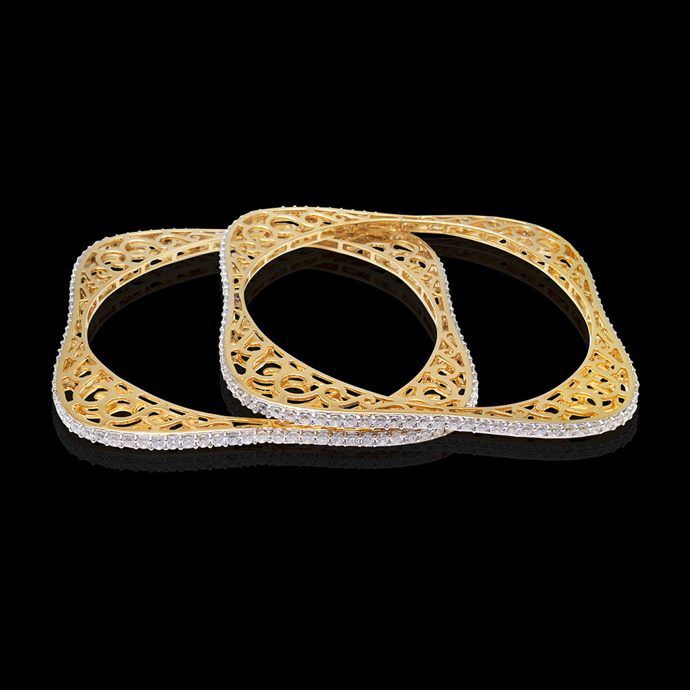 Diamond Bangle SSBL10773 – Satguru Sparkles - Main Image