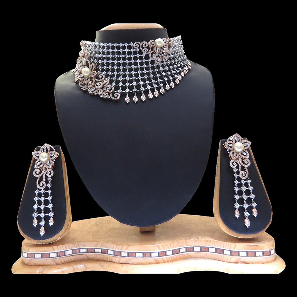 Diamond necklace full set Clearance