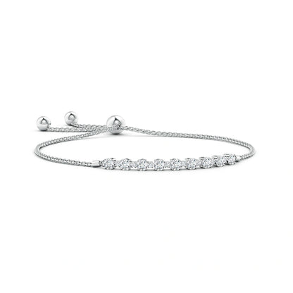 Diamond Tennis Adjustable Bracelet