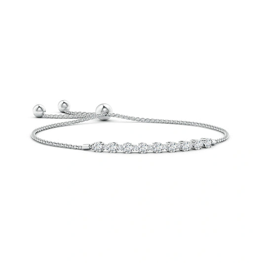 Diamond Tennis Adjustable Bracelet