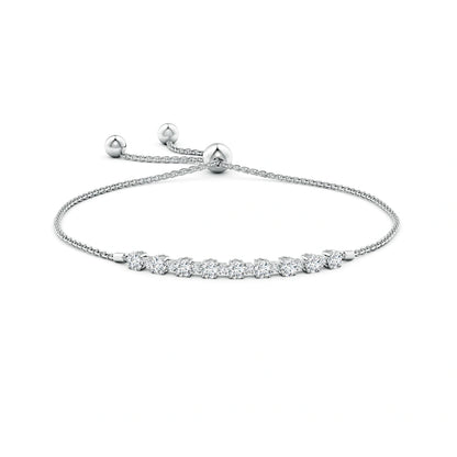 Diamond Tennis Adjustable Bracelet