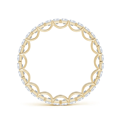 Emerald-Cut Diamond Eternity Wedding Ring