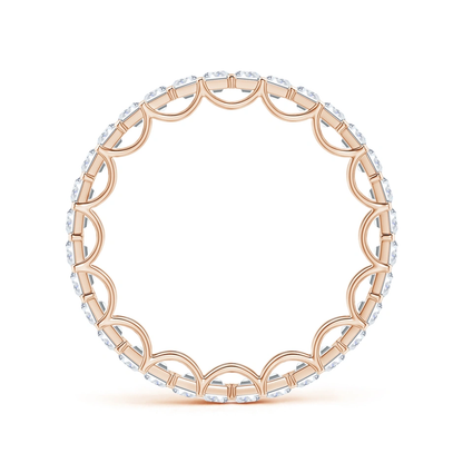 Emerald-Cut Diamond Eternity Wedding Ring