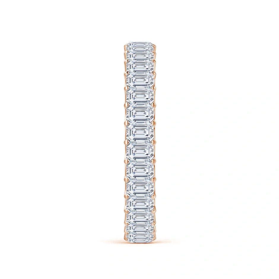 Emerald-Cut Diamond Eternity Wedding Ring