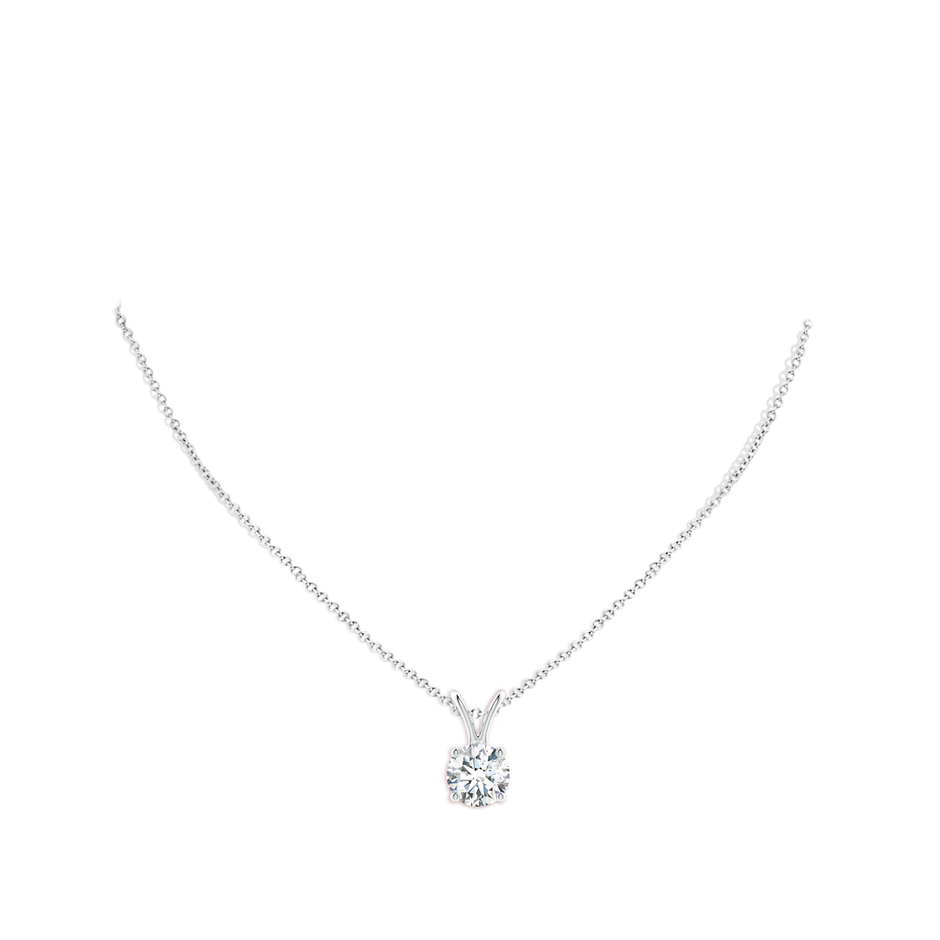 Round Diamond Solitaire Pendant